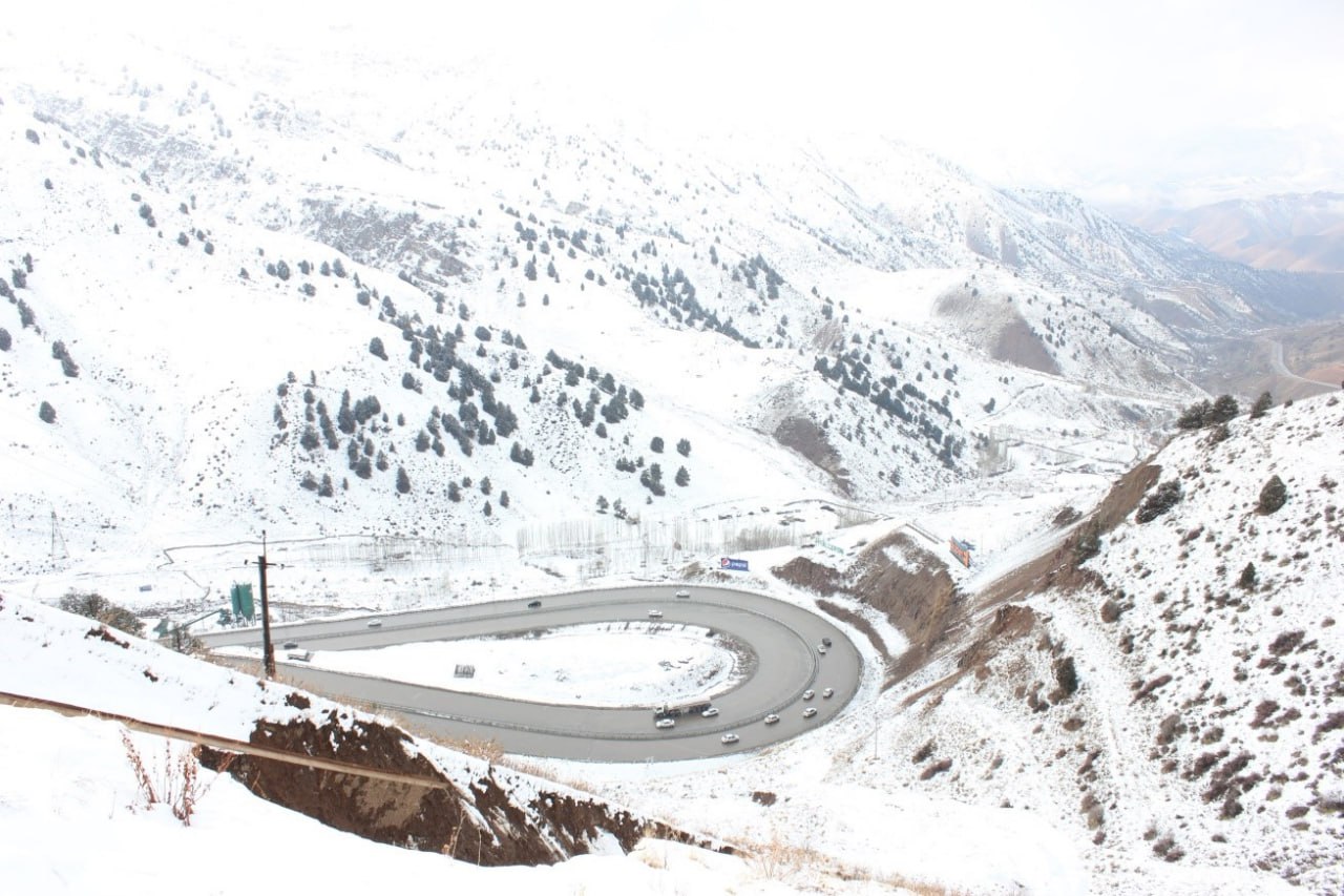 “Қамчиқ” довони автомобиллар ҳаракати учун вақтинча ёпилди