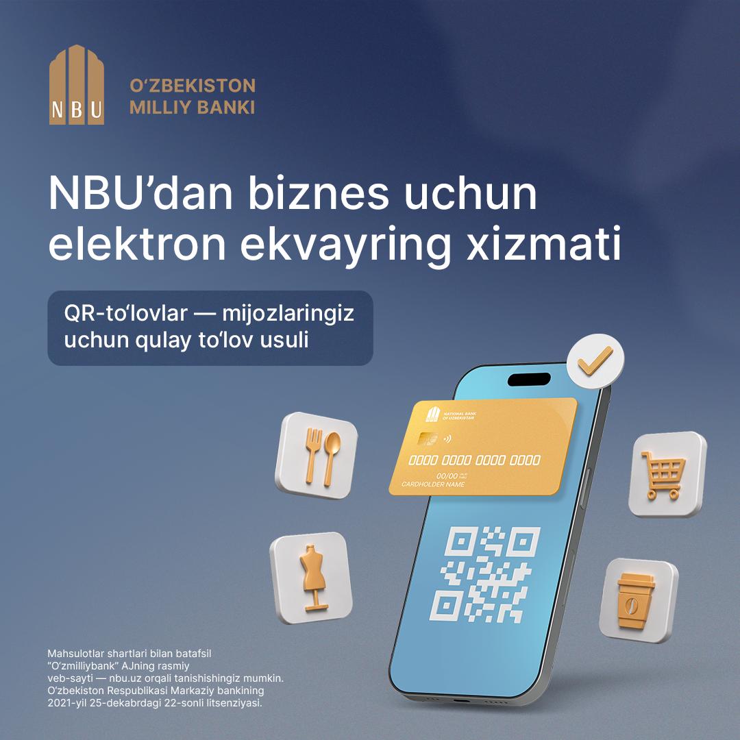 NBU bilan onlayn to‘lovlarni qabul qiling!