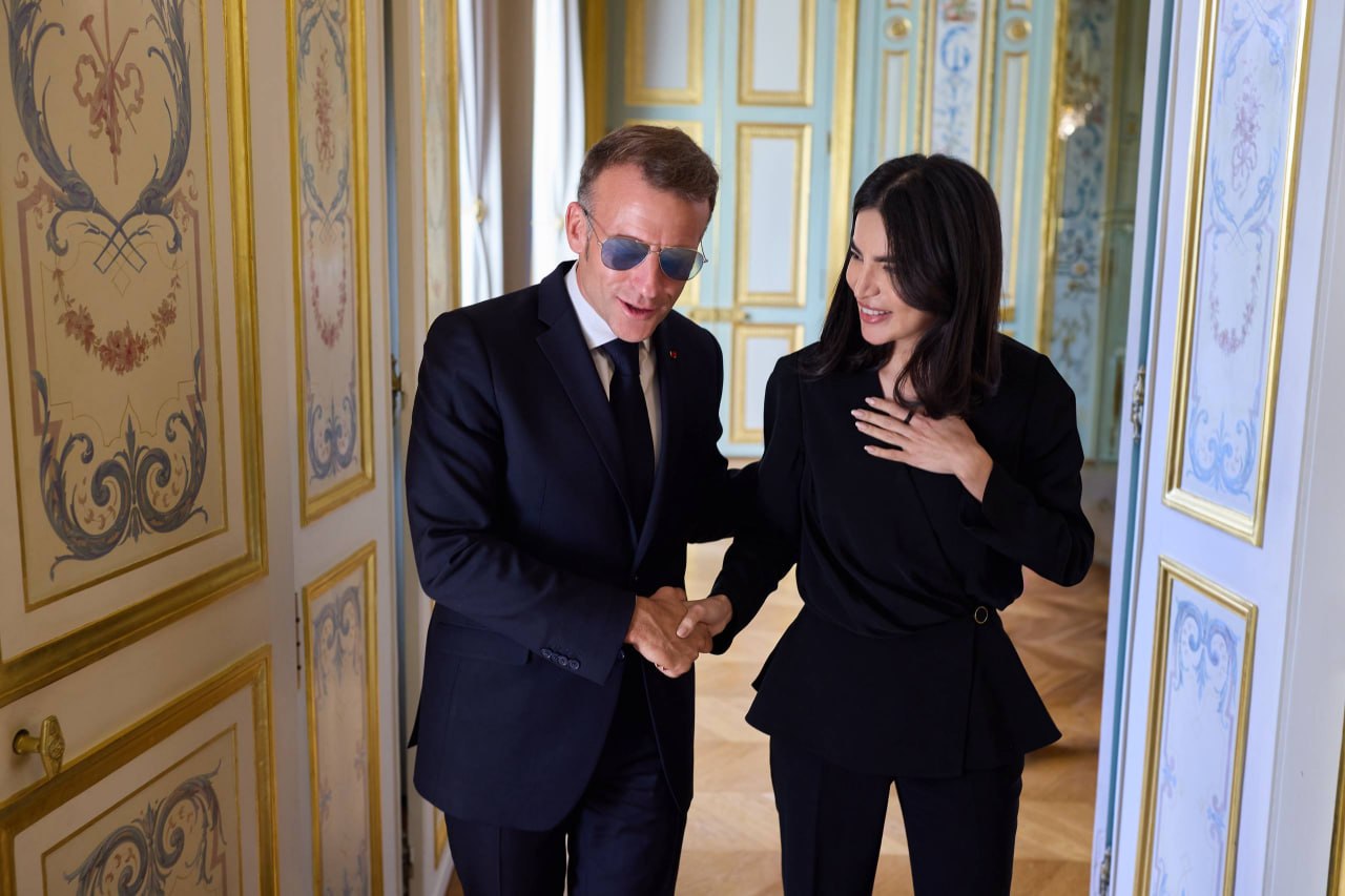 Saida Mirziyoyeva Fransiya Prezidenti Emmanuel Makron bilan uchrashdi