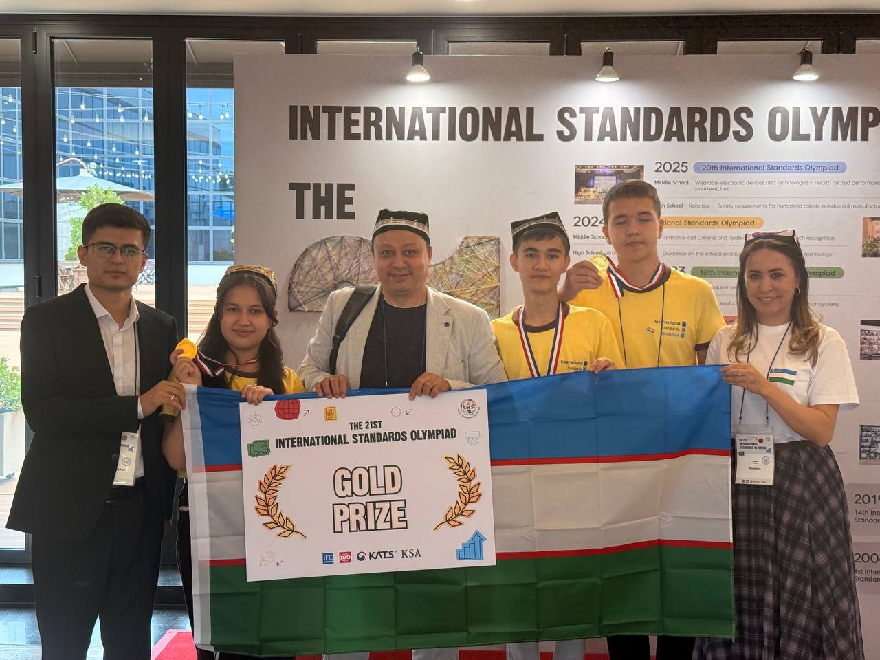 O‘zbekistonlik o‘quvchilar xalqaro olimpiadada oltin medalni qo‘lga kiritdi