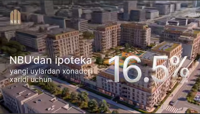 NBU yangi uylar uchun ipoteka kreditini taklif etmoqda