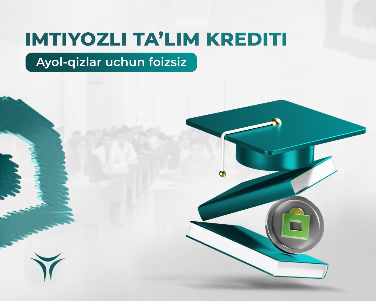 Хalq banki talabalarga imtiyozli Ta’lim kreditini taklif etmoqda