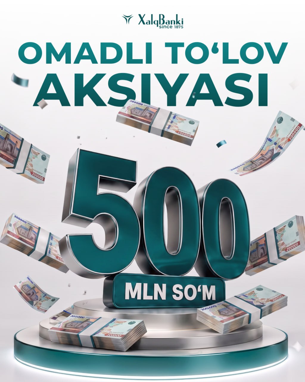 “Omadli to‘lov” aksiyasida 500 mln so‘mlik sovrinlar o‘ynalmoqda