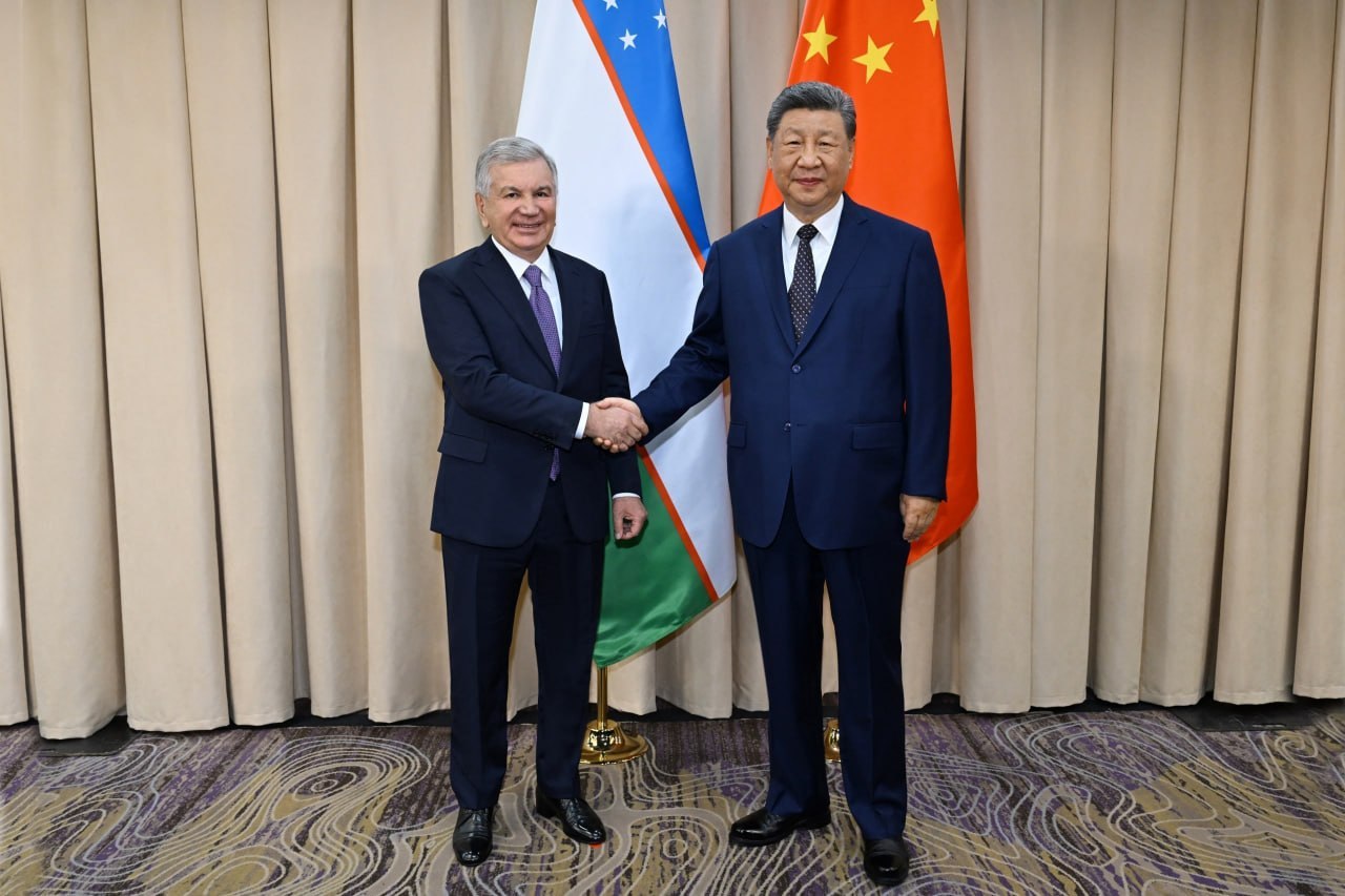 Shavkat Mirziyoyev Si Szinpin bilan muzokara o‘tkazdi