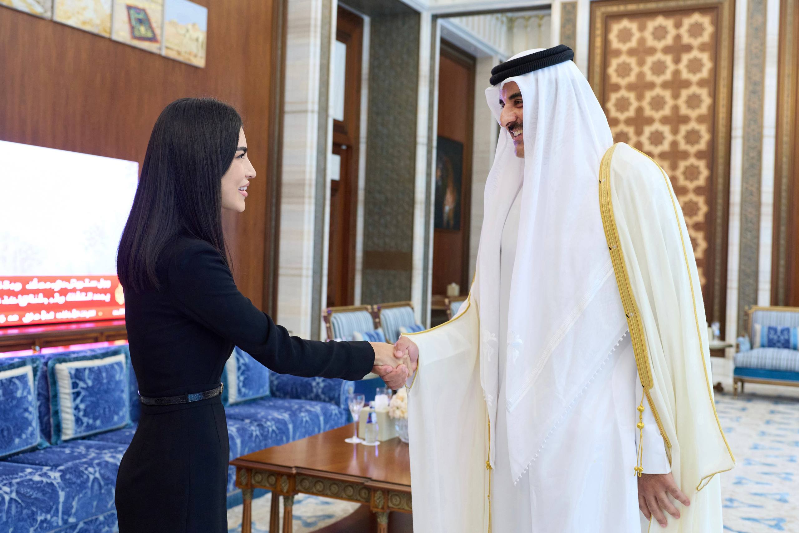 Saida Mirziyoyeva Qatar Amiri bilan uchrashdi