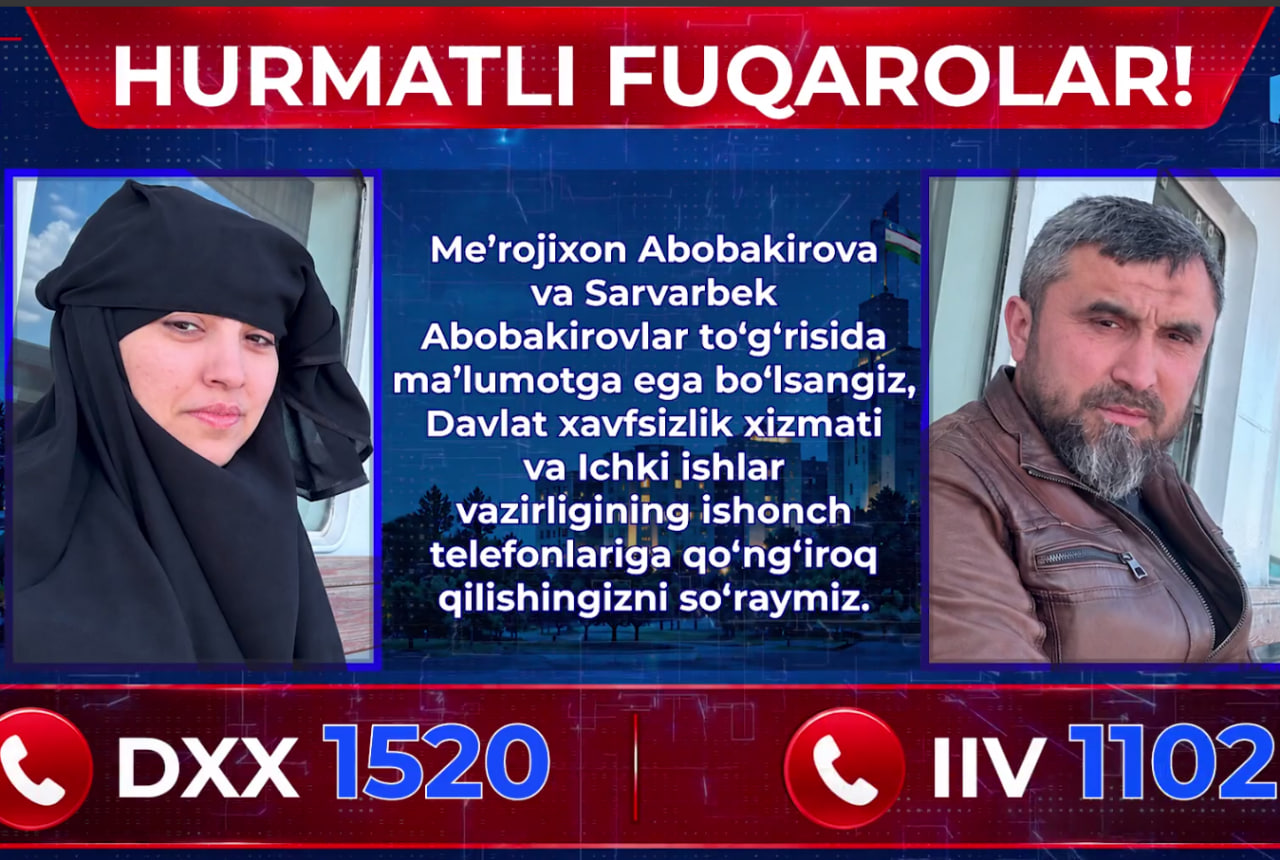 “Ummu Muhammad” taxallusida ayollarni “hijrat”ga chorlagan shaxs qidirilmoqda