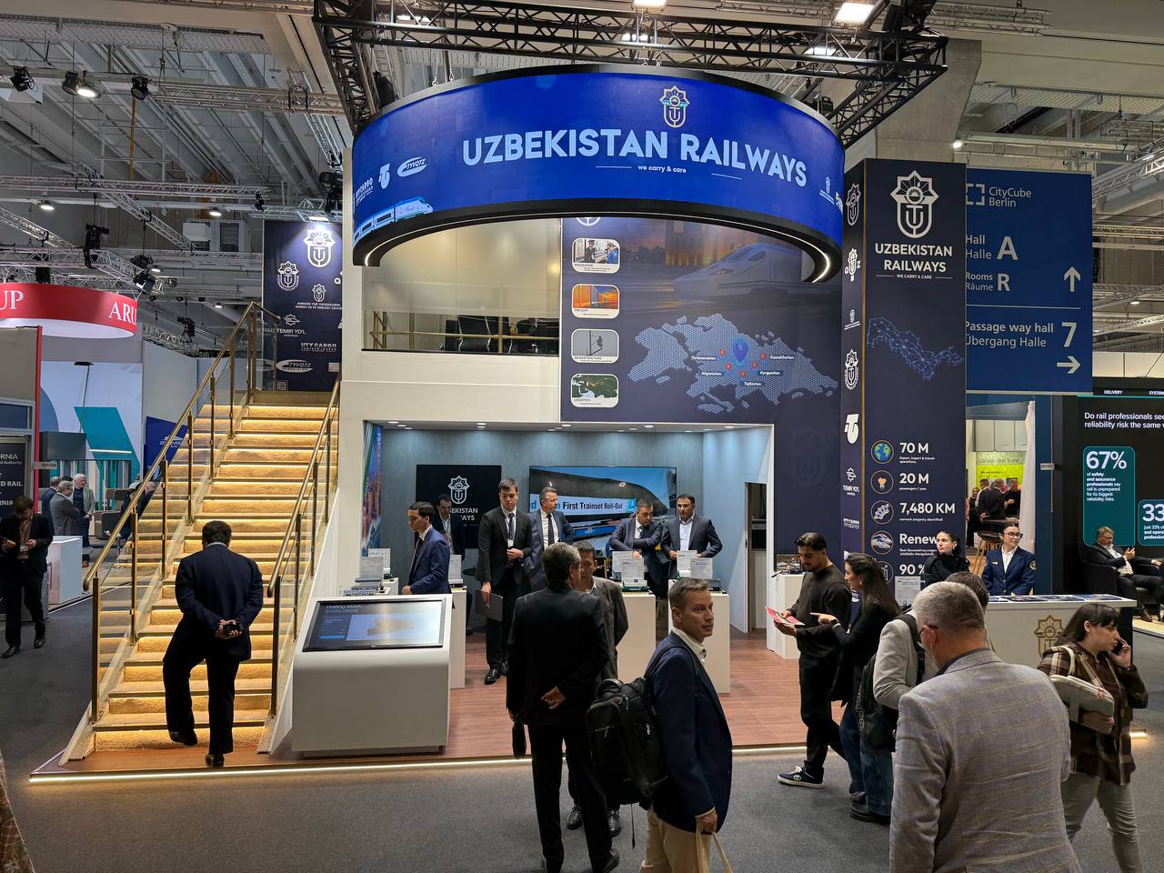 “O‘zbekiston temir yo‘llari” Berlindagi InnoTrans-2026 ko‘rgazmasida ilk bor ishtirok etmoqda
